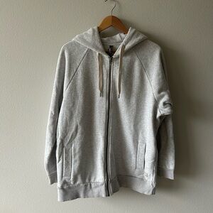 Vuori Restore Oversized Pale Gray Hoodie Size M